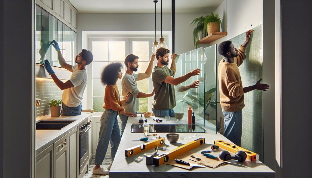 Jak Zamontować Szkło na Ścianie w Kuchni Krok po Kroku?