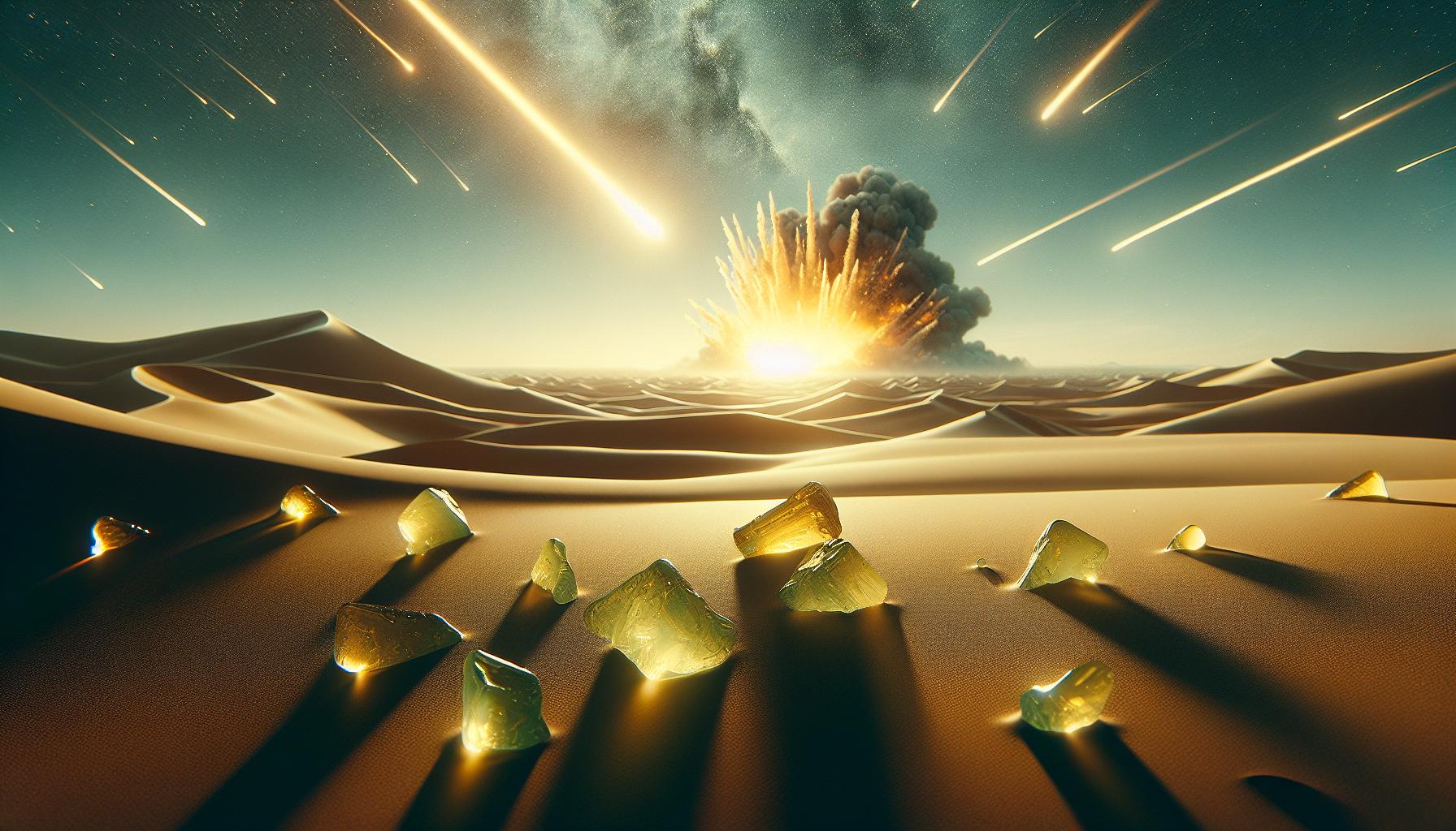 Jak powstaje libijskie szkło pustynne?