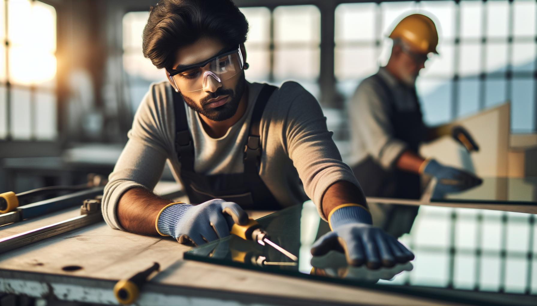 Bezpieczeństwo podczas pracy z materiałami szklanymi