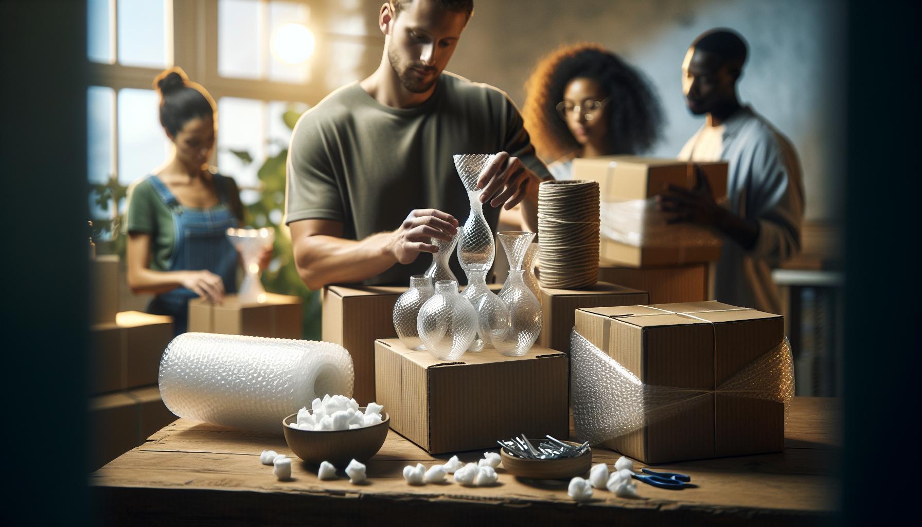 Najlepsze materiały do pakowania szkła