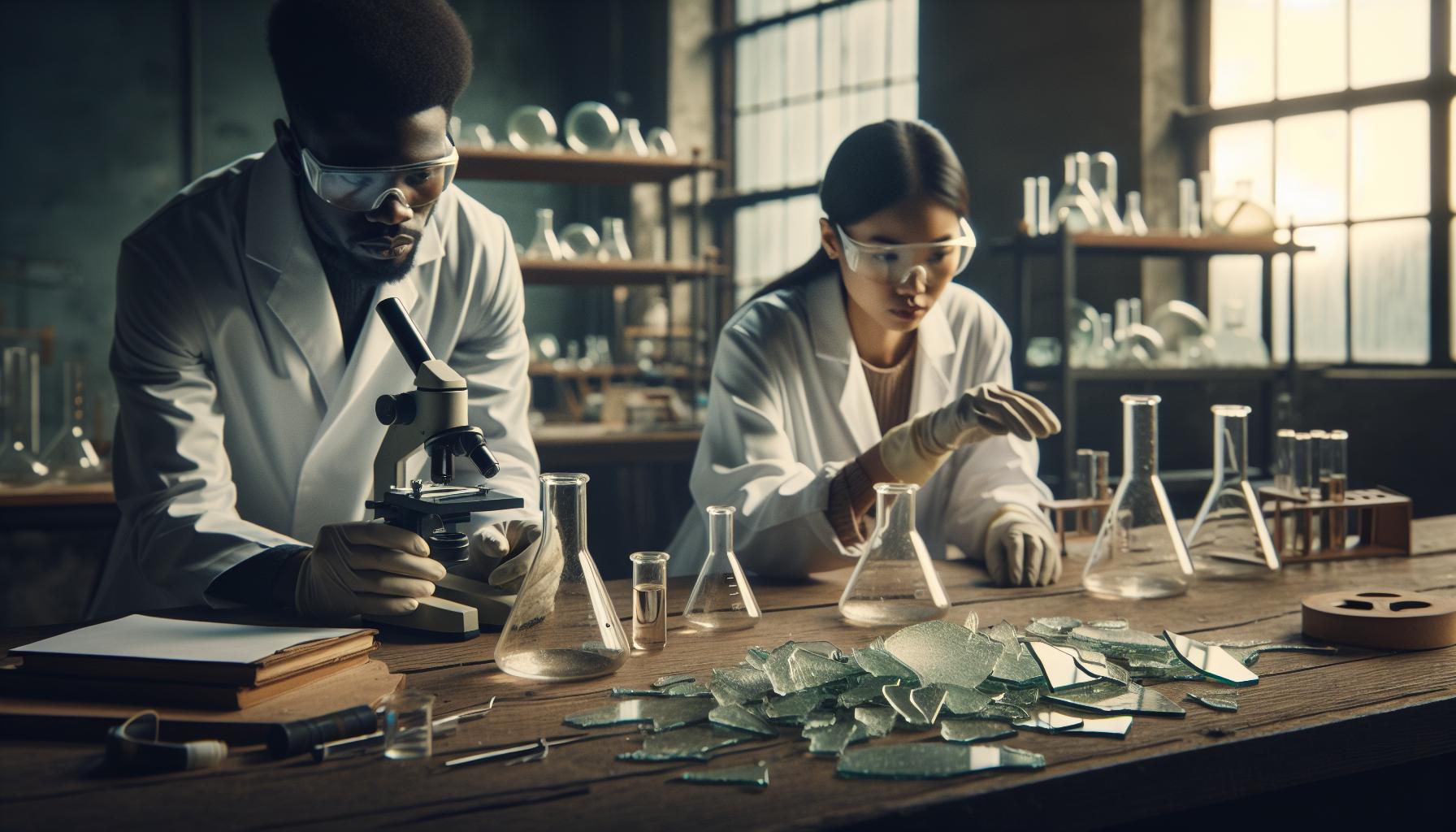 Czynniki wpływające na rozkład szkła