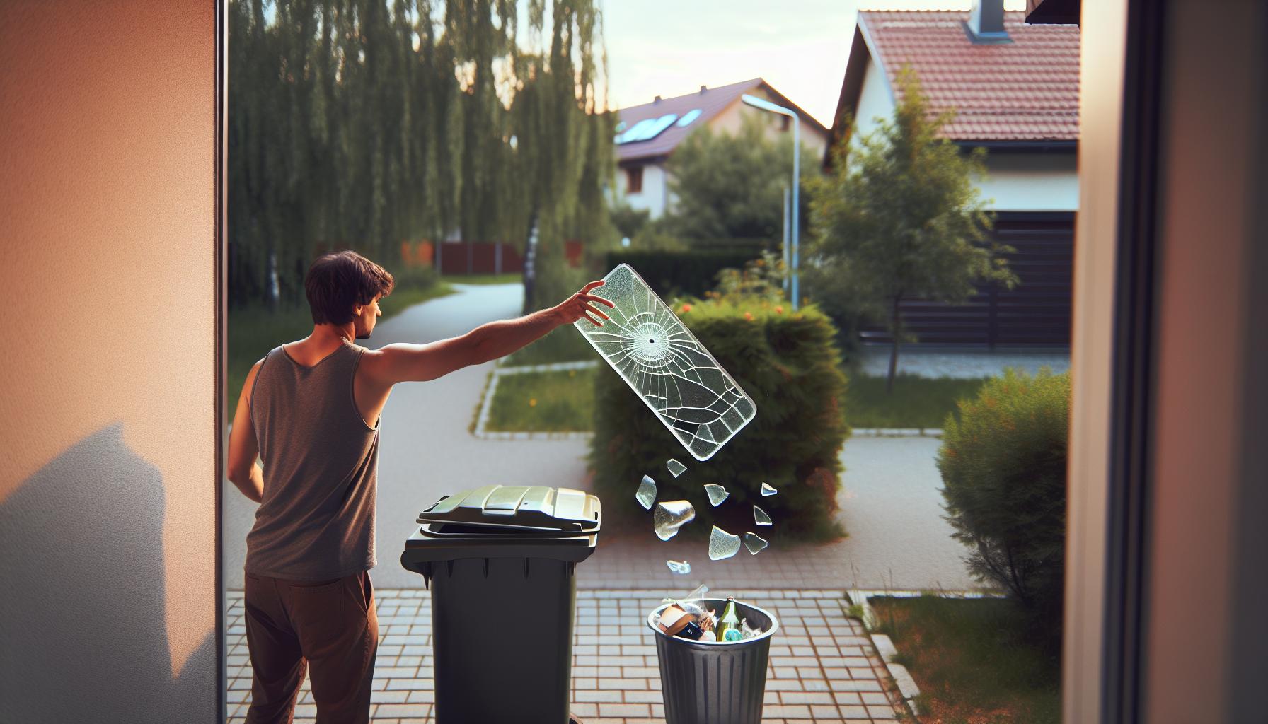 Częste błędy przy wyrzucaniu szkła okiennego