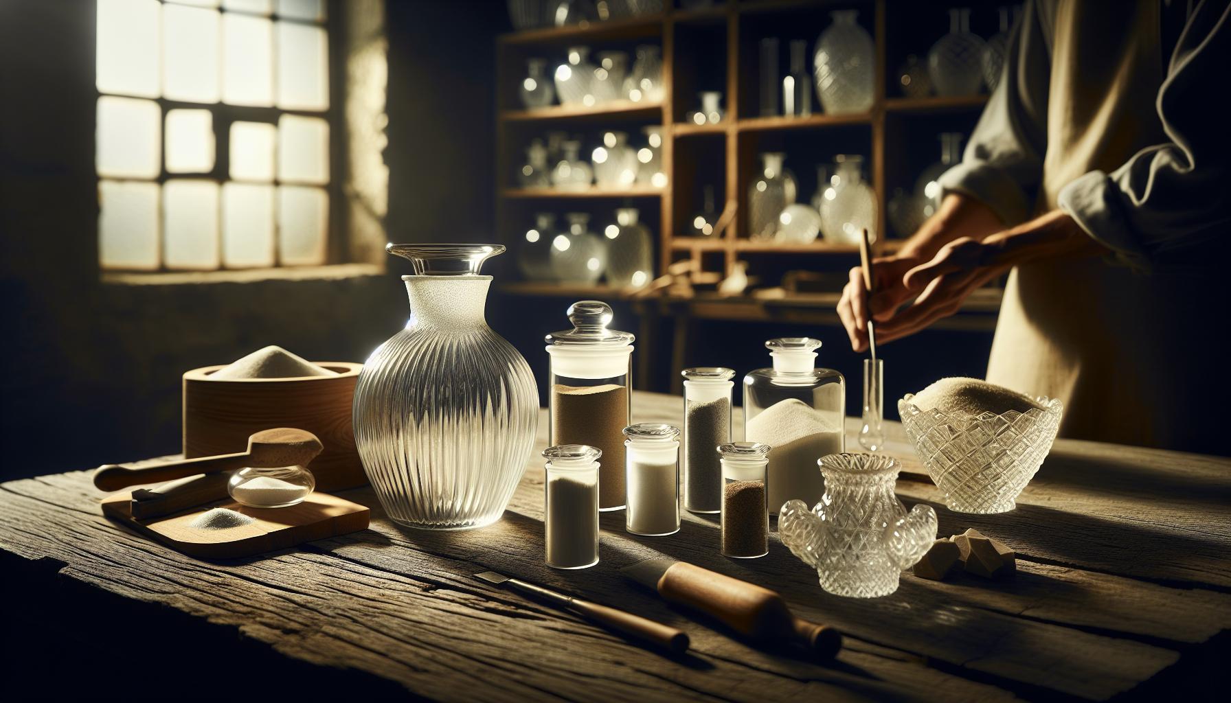 Co to jest szkło kryształowe – Skład i charakterystyka 2 Kluczowe składniki szkła kryształowego