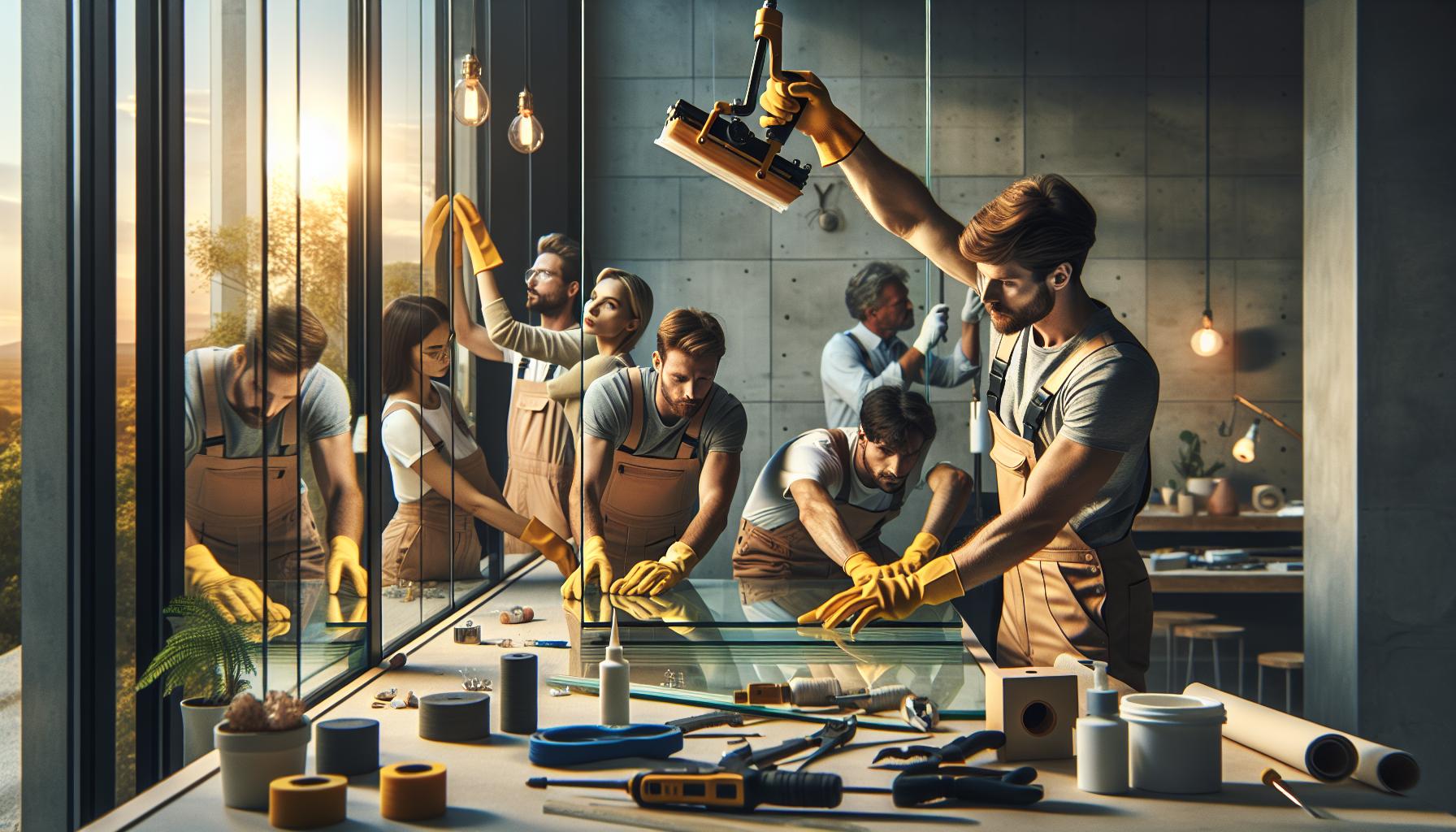 Jakie materiały są potrzebne do montażu szkła hartowanego?