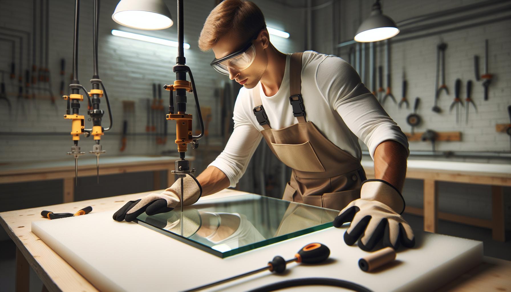 Bezpieczeństwo podczas usuwania szkła hartowanego