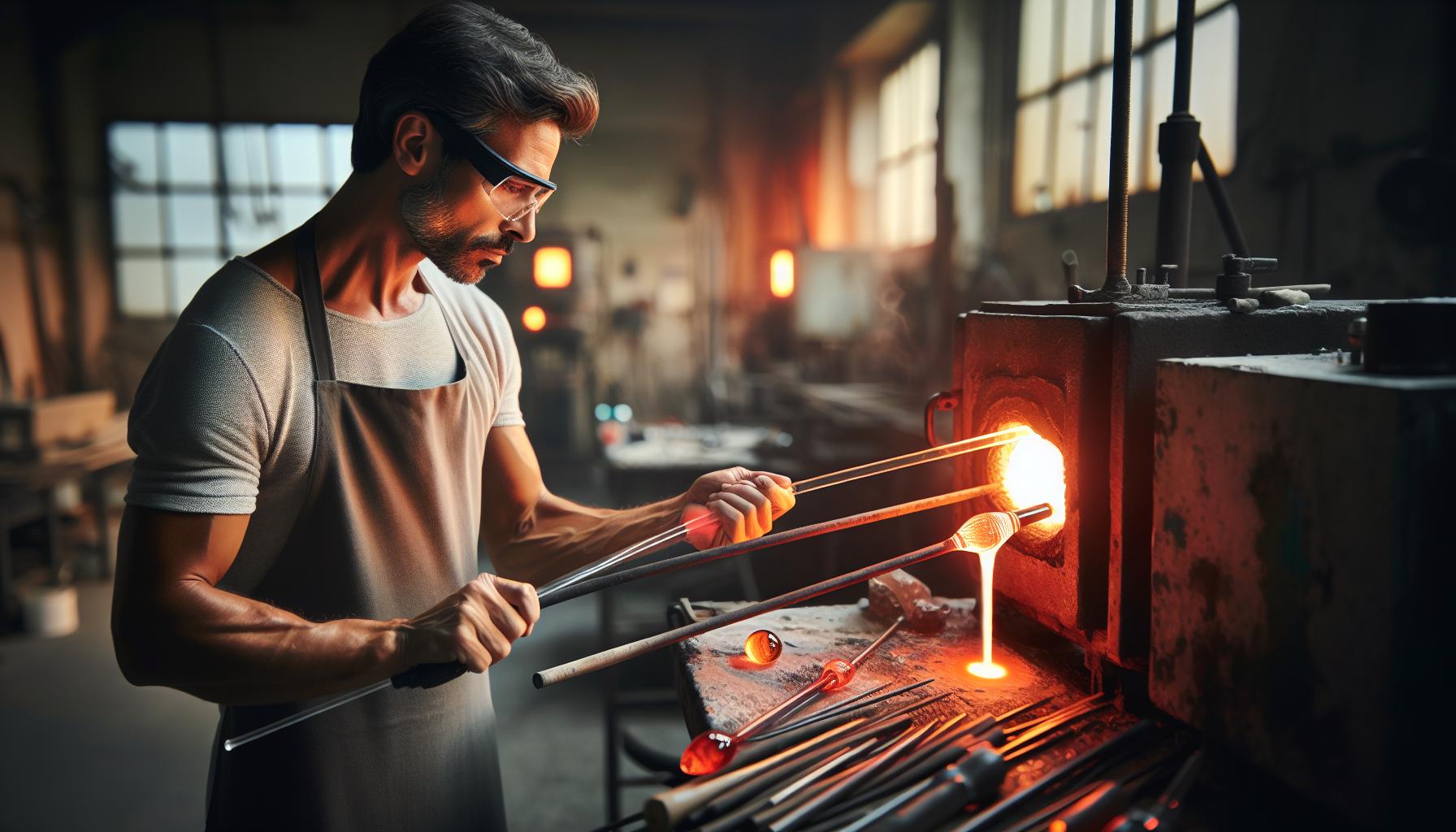 Jak przebiega proces topnienia szkła?