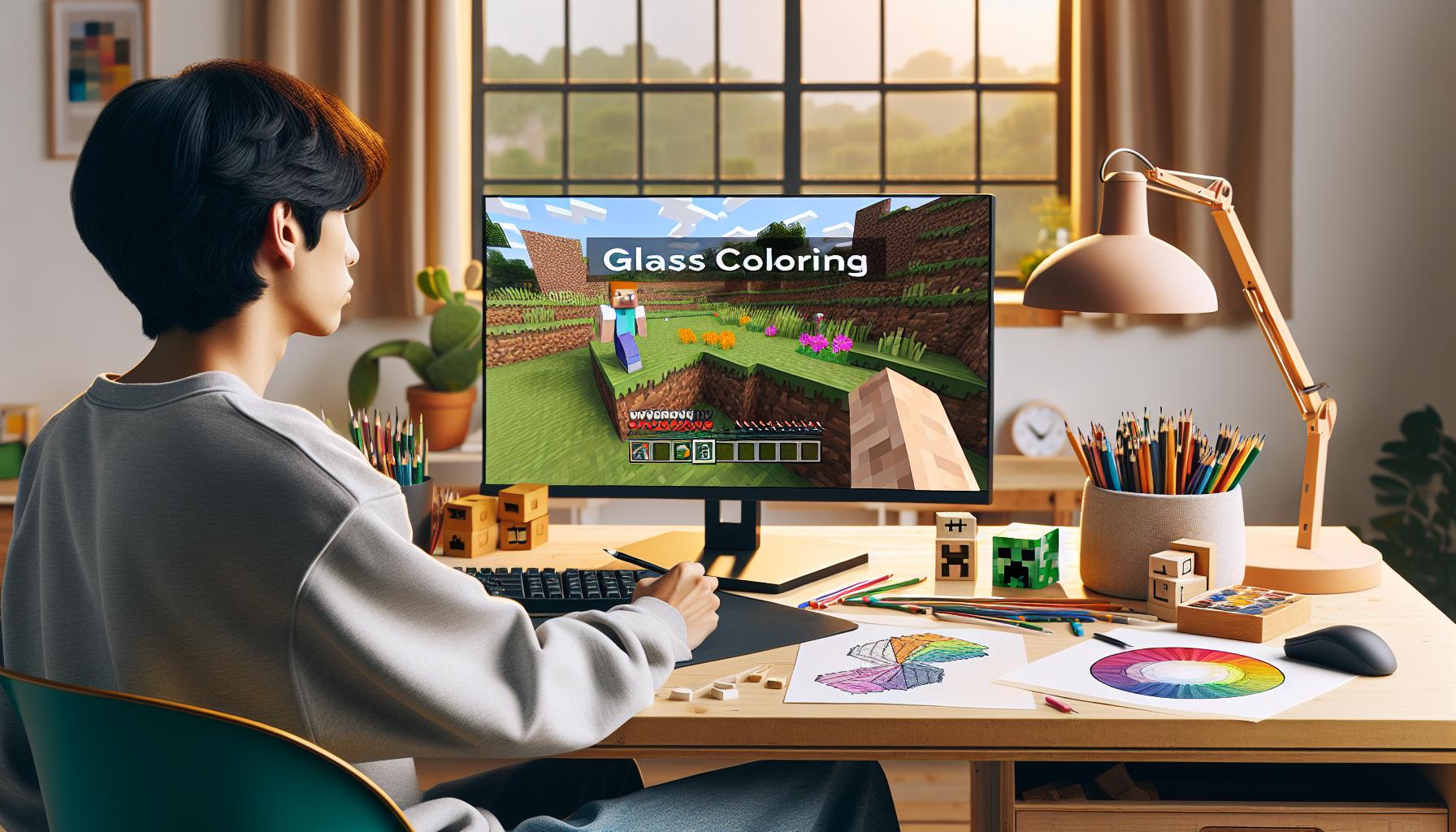 Podstawowe techniki barwienia szkła w Minecraft