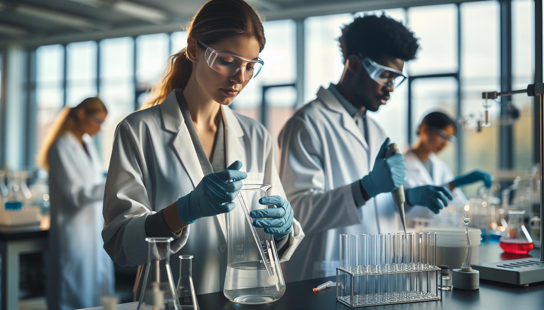 Bezpieczeństwo w pracy ze szkłem laboratoryjnym