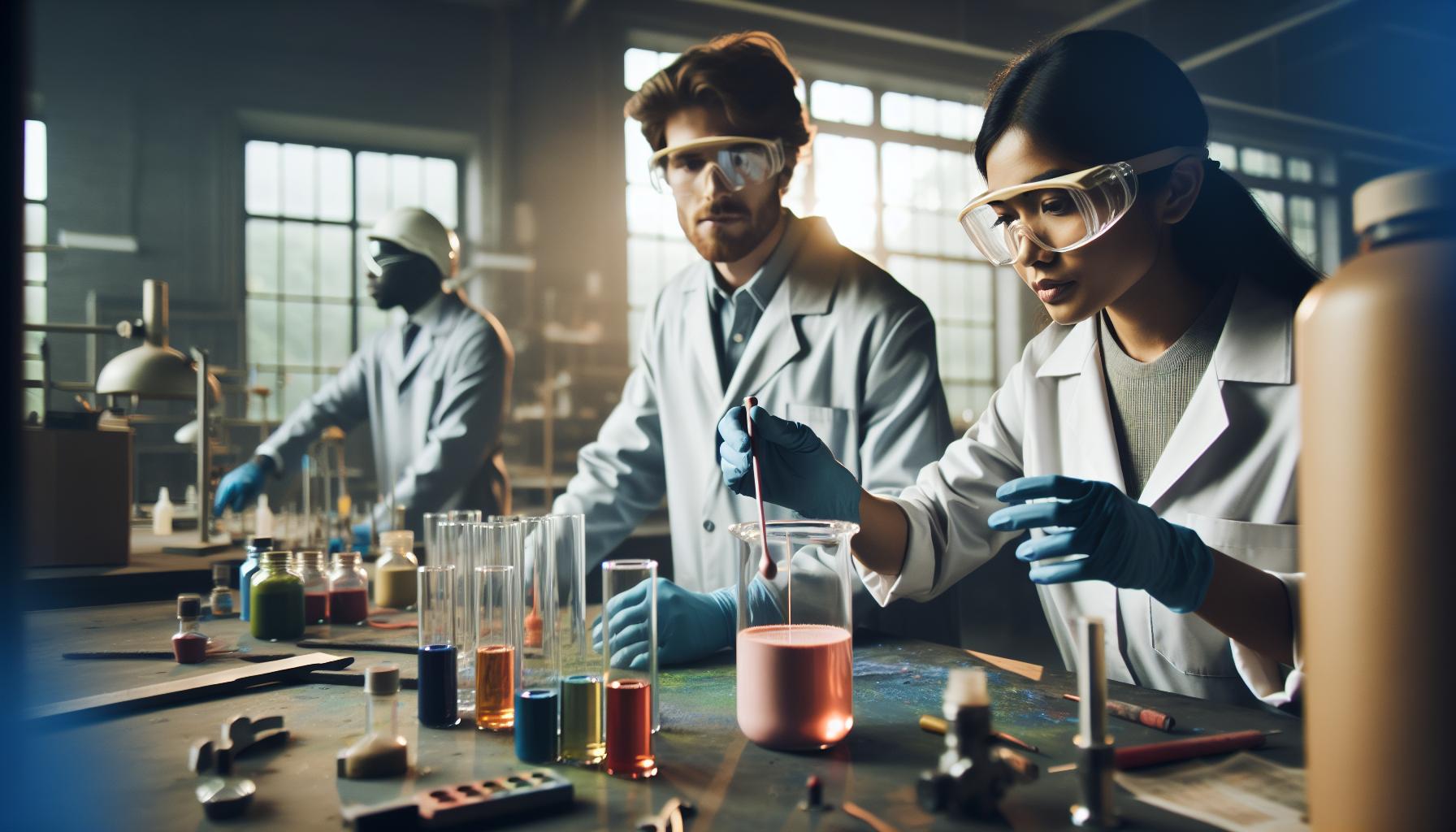 Bezpieczeństwo przy pracy z barwnikami do szkła