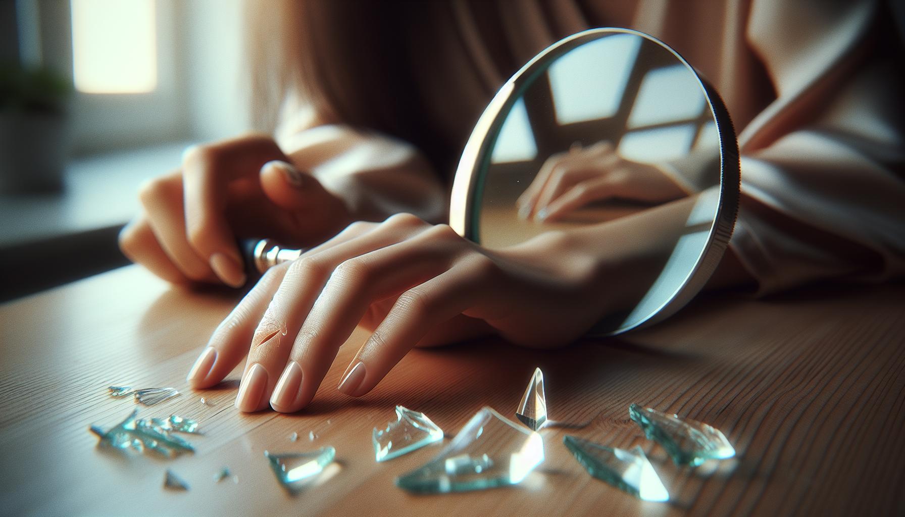 Co to jest szkło i jak może utkwić w palcu?