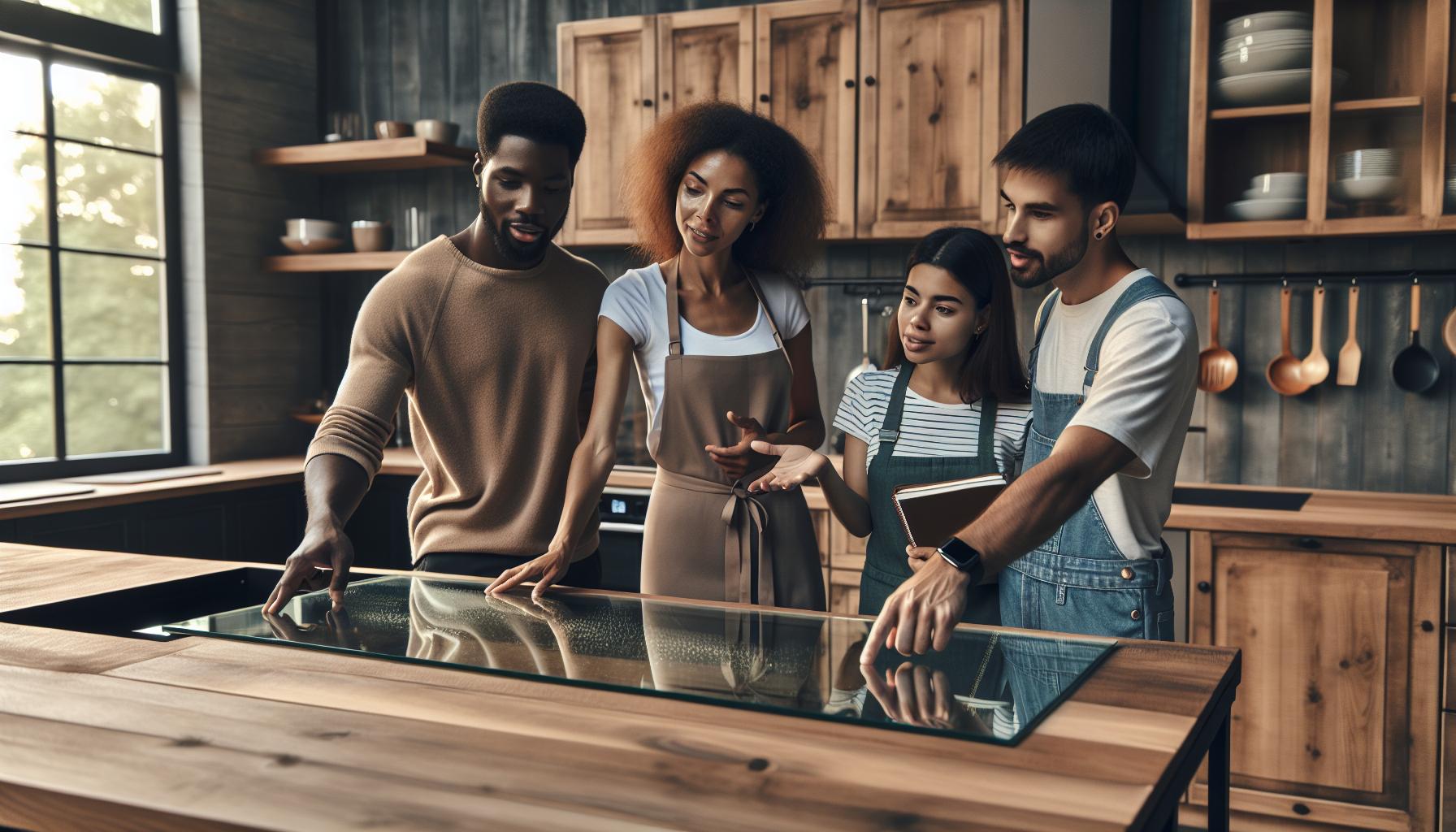 Zalety i wady szkła nad blatem