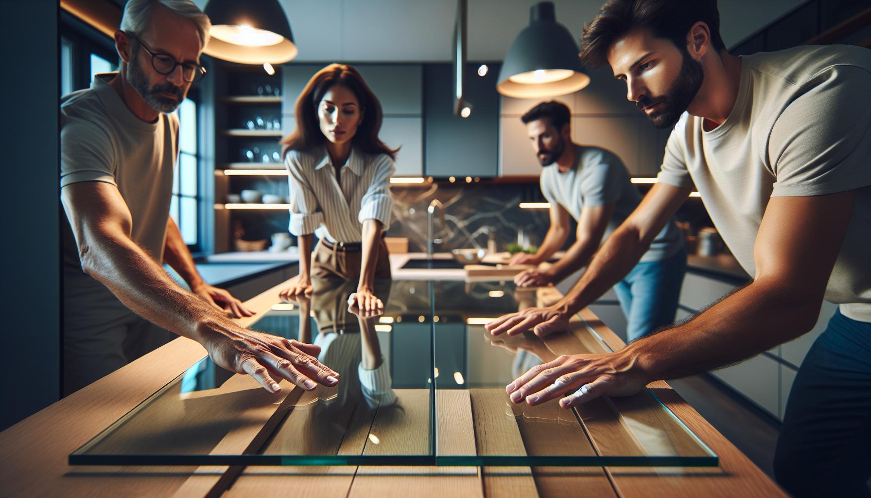 Krok po kroku: Montaż szkła hartowanego w kuchni