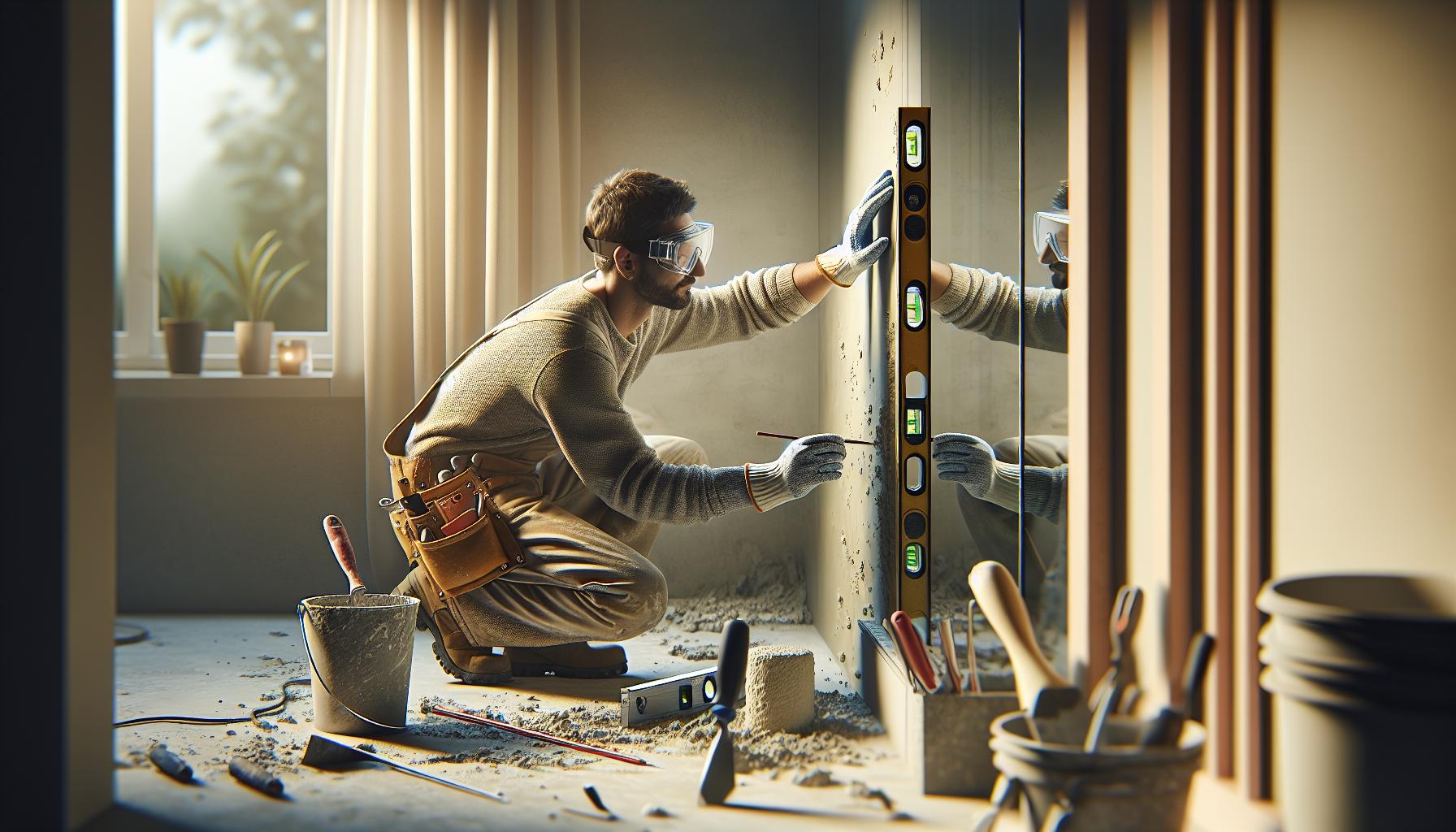 Przygotowanie Ściany do Montażu Szkła