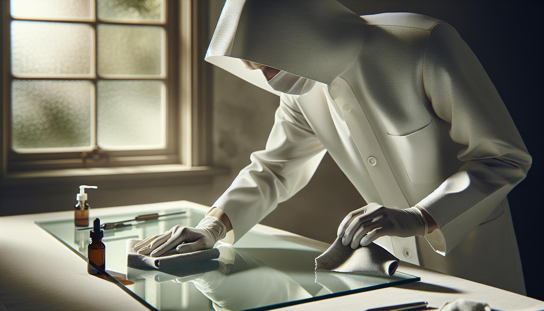 Jak przygotować powierzchnię szkła do klejenia