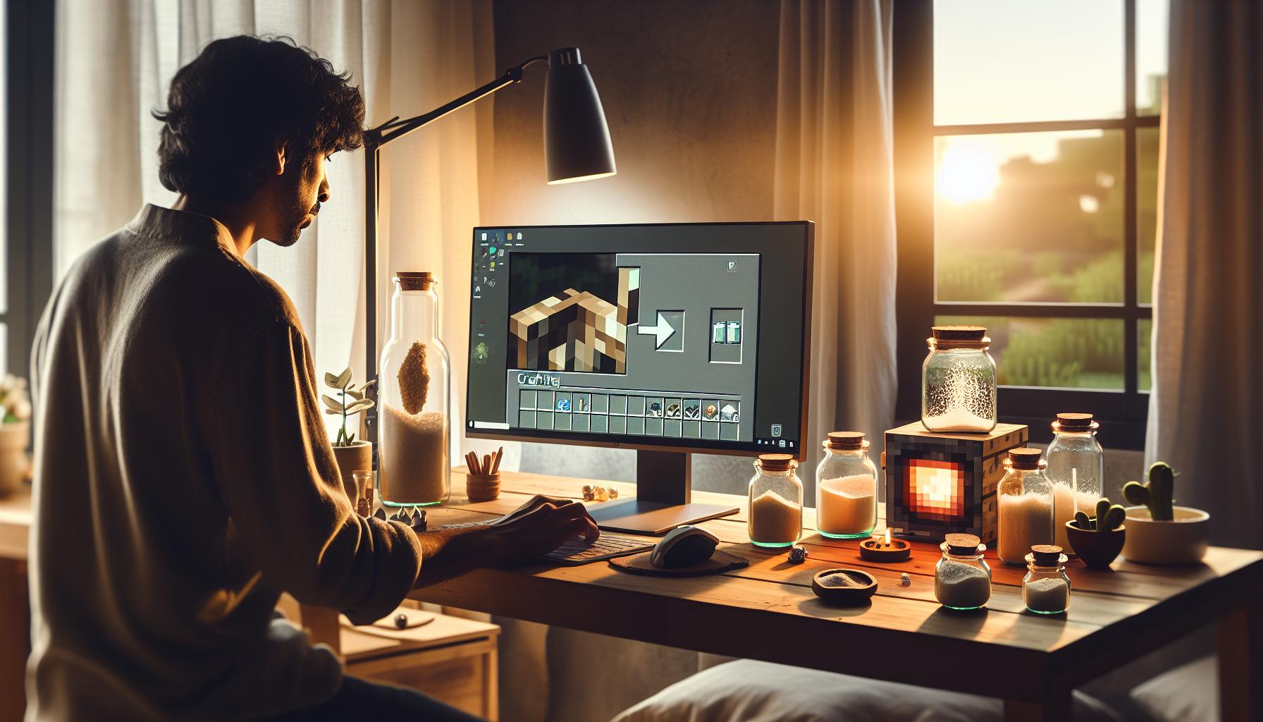 Krok po kroku: jak zrobić szkło w Minecraft