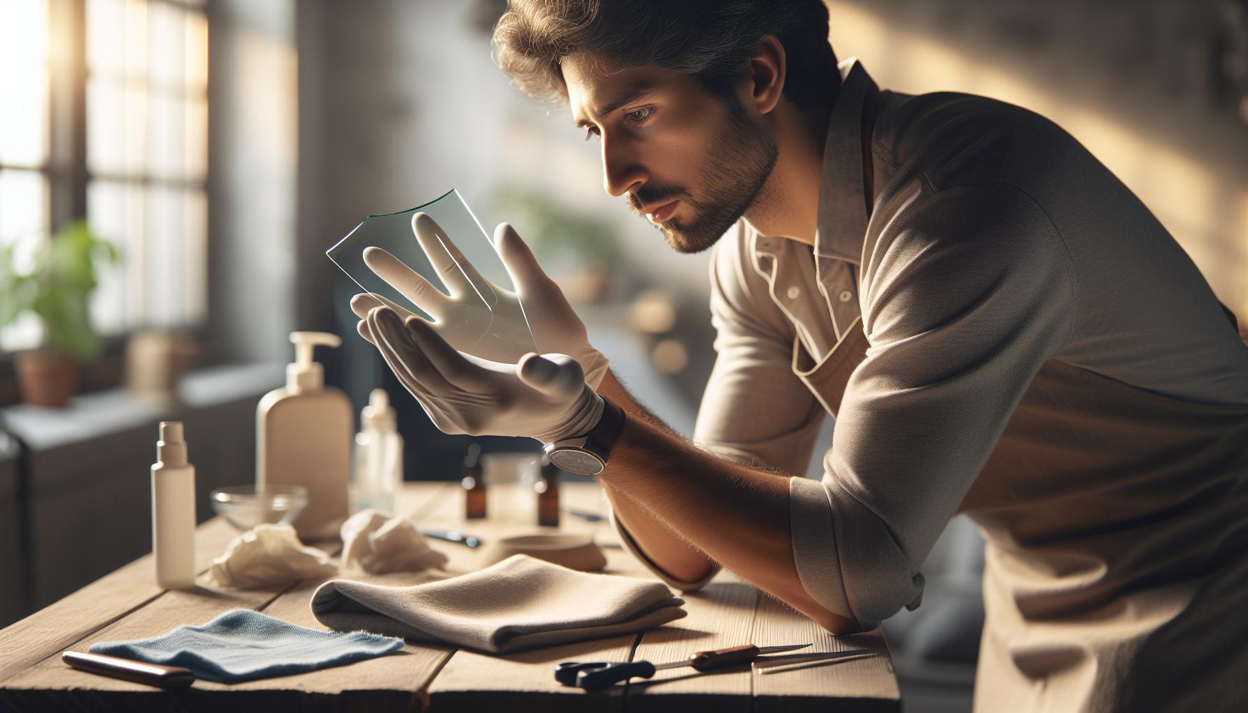 Porady dotyczące zachowania szkła po odklejeniu