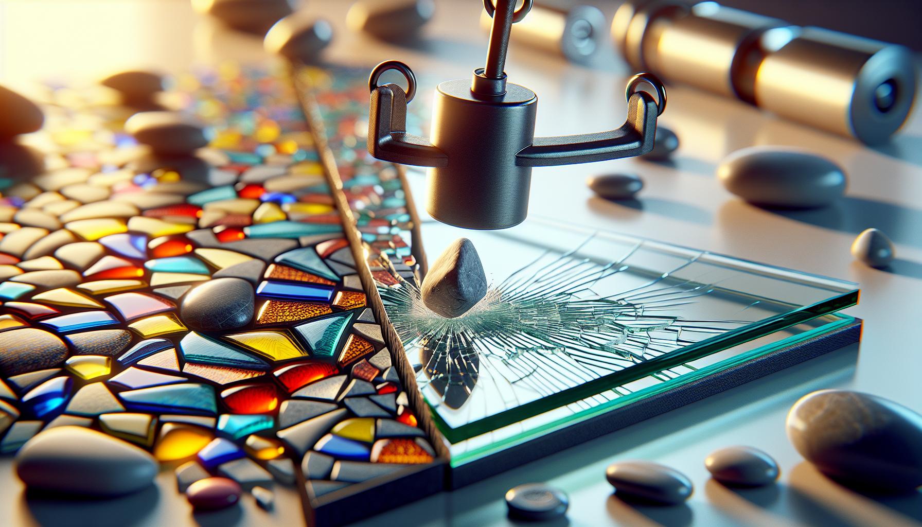 Porównanie trwałości: mozaika szklana vs. szkło hartowane