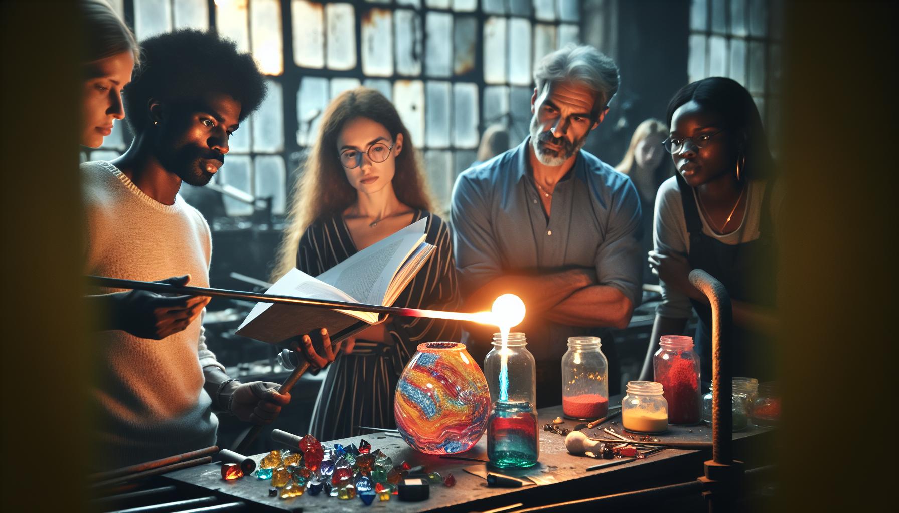 Jakie są składniki barwiące w szkle?