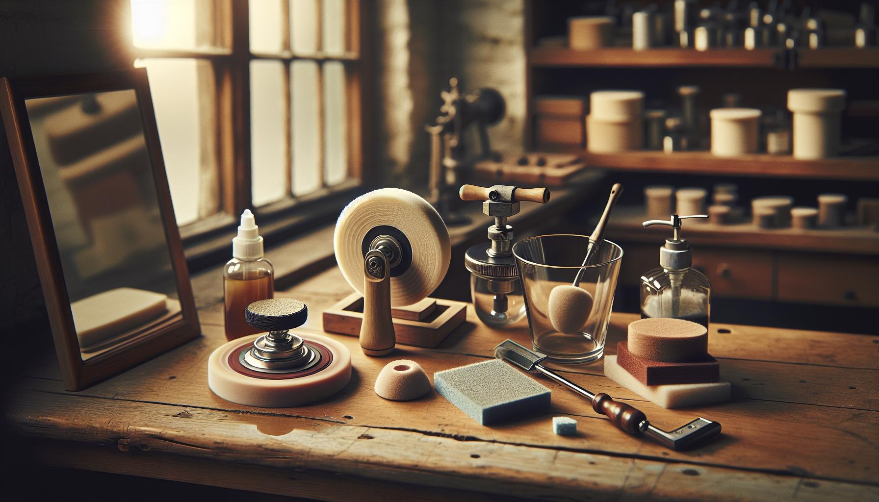 Podstawowe narzędzia do polerowania szkła