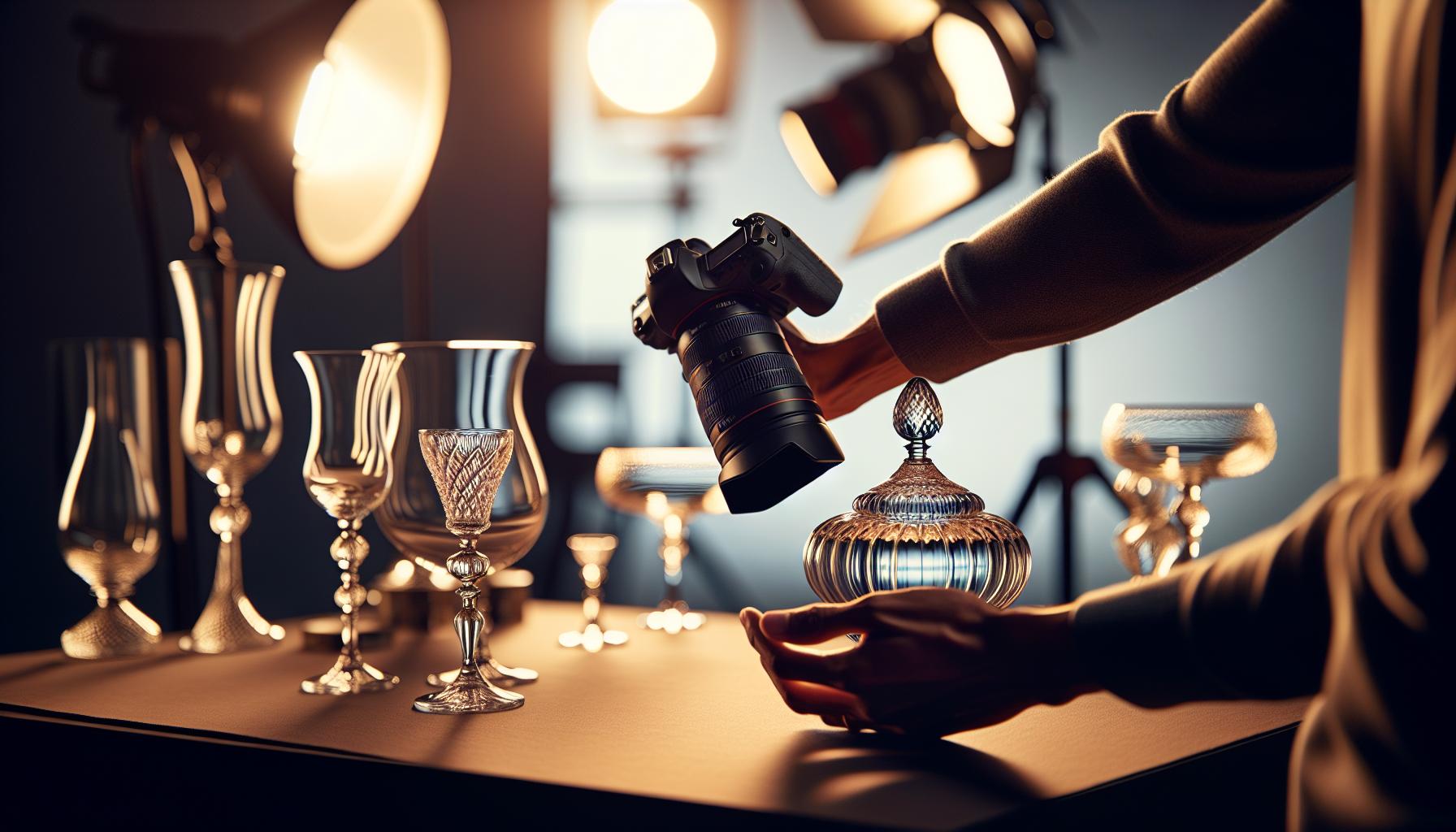 Oświetlenie w fotografii szkła - klucz do sukcesu