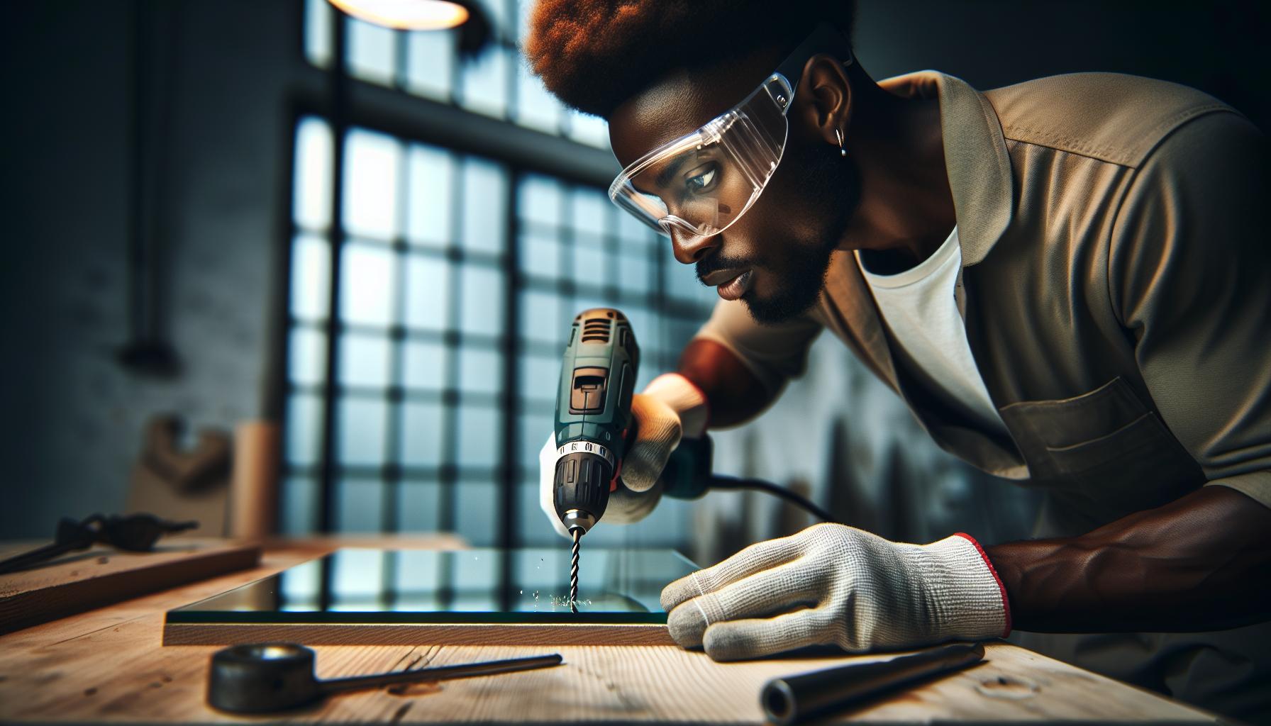 Krok po kroku: jak wiercić w szkle