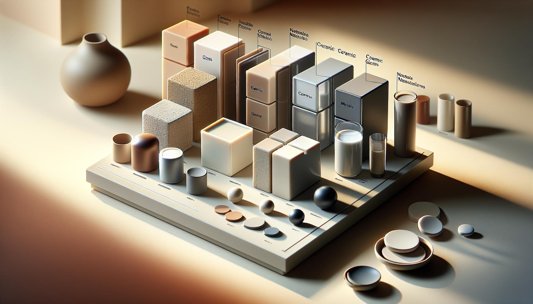 Porównanie szkła ceramicznego z innymi materiałami