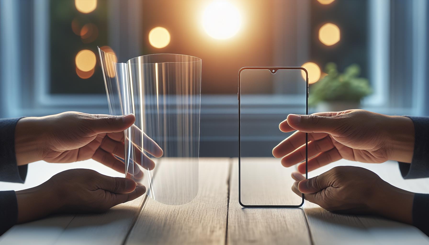 Kluczowe różnice pomiędzy folią a szkłem hartowanym