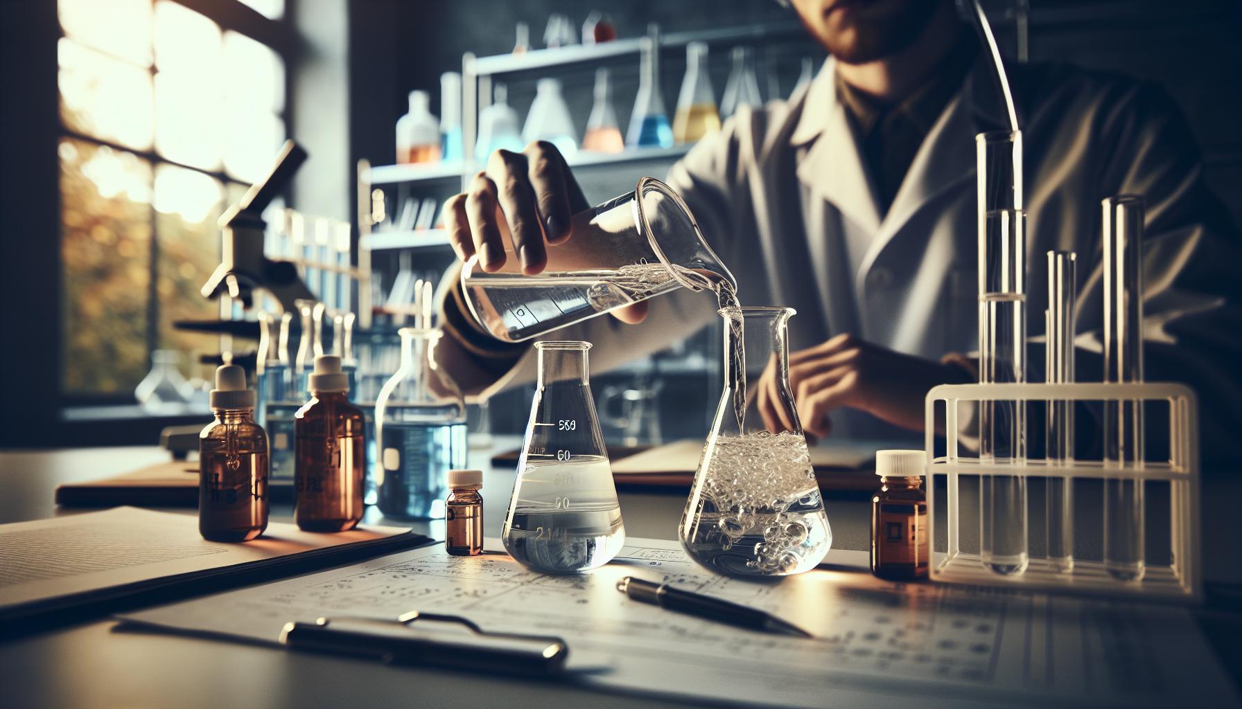 Jak szkło wodne rozpuszcza się w różnych substancjach?