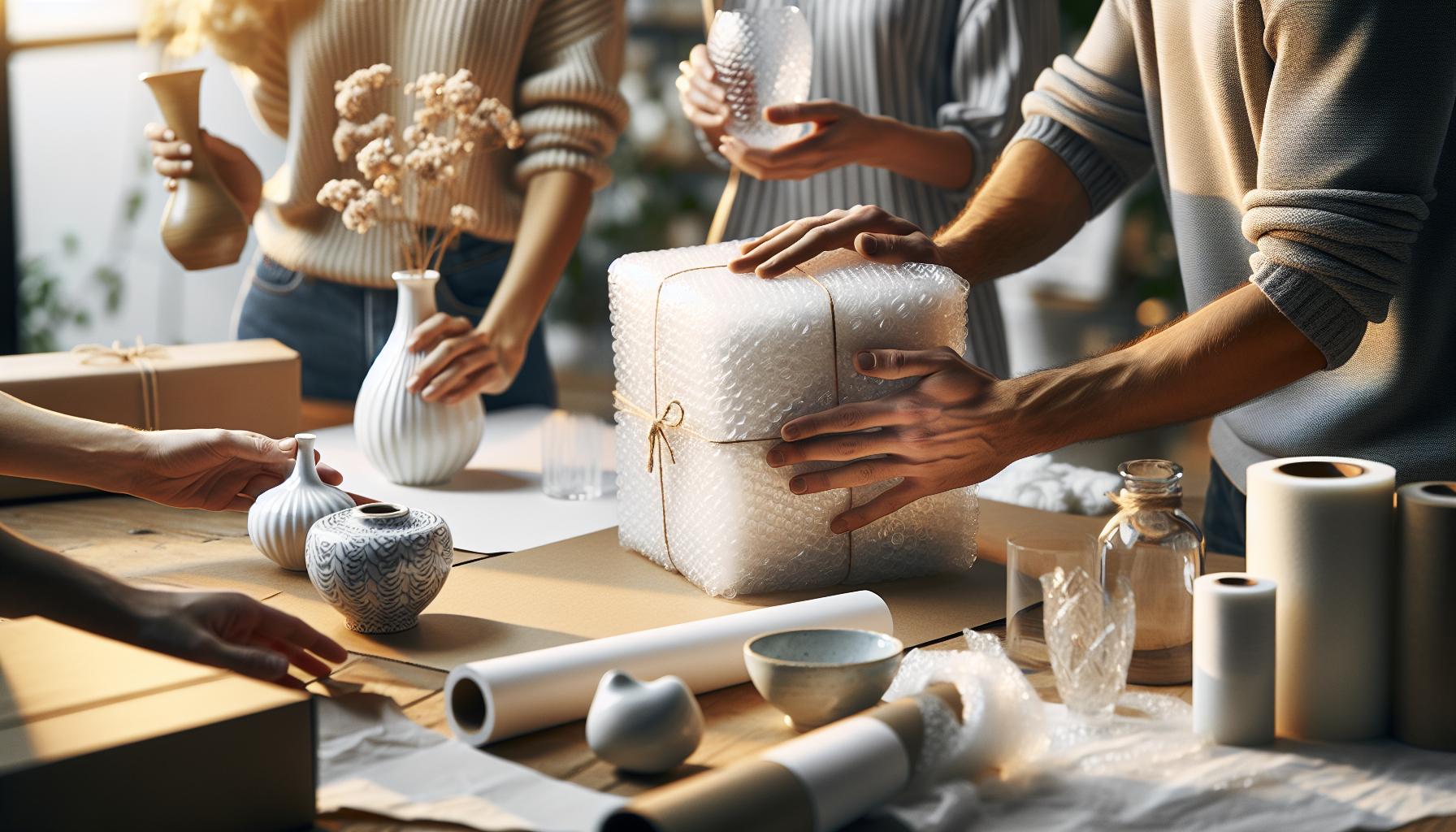 Najlepsze techniki owijania delikatnych przedmiotów