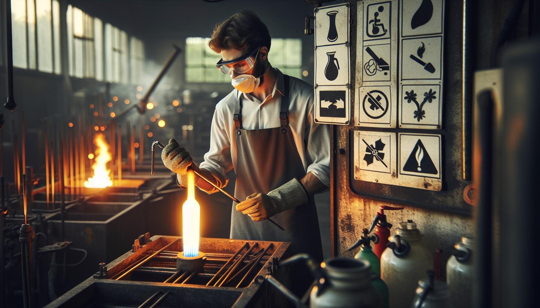 Bezpieczeństwo i zasady przy tworzeniu szkła