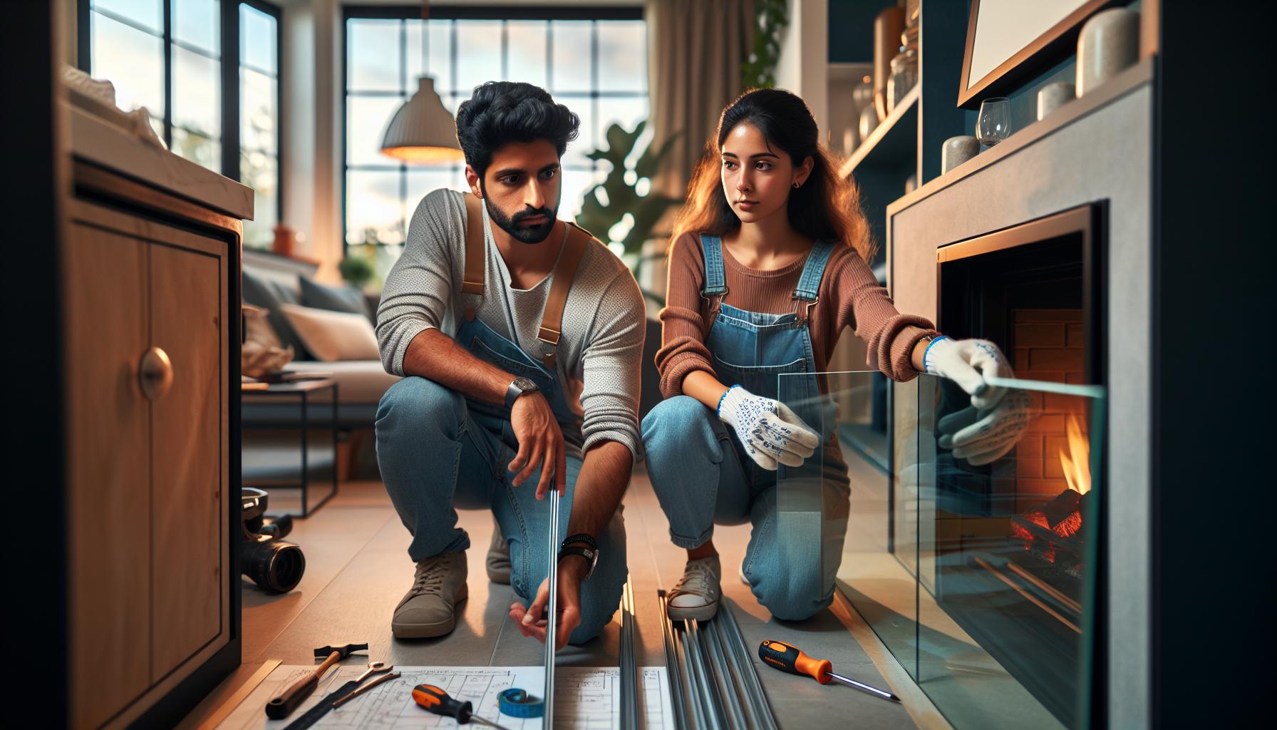 Porady DIY: Montaż Blachy i Szkła w Kominku