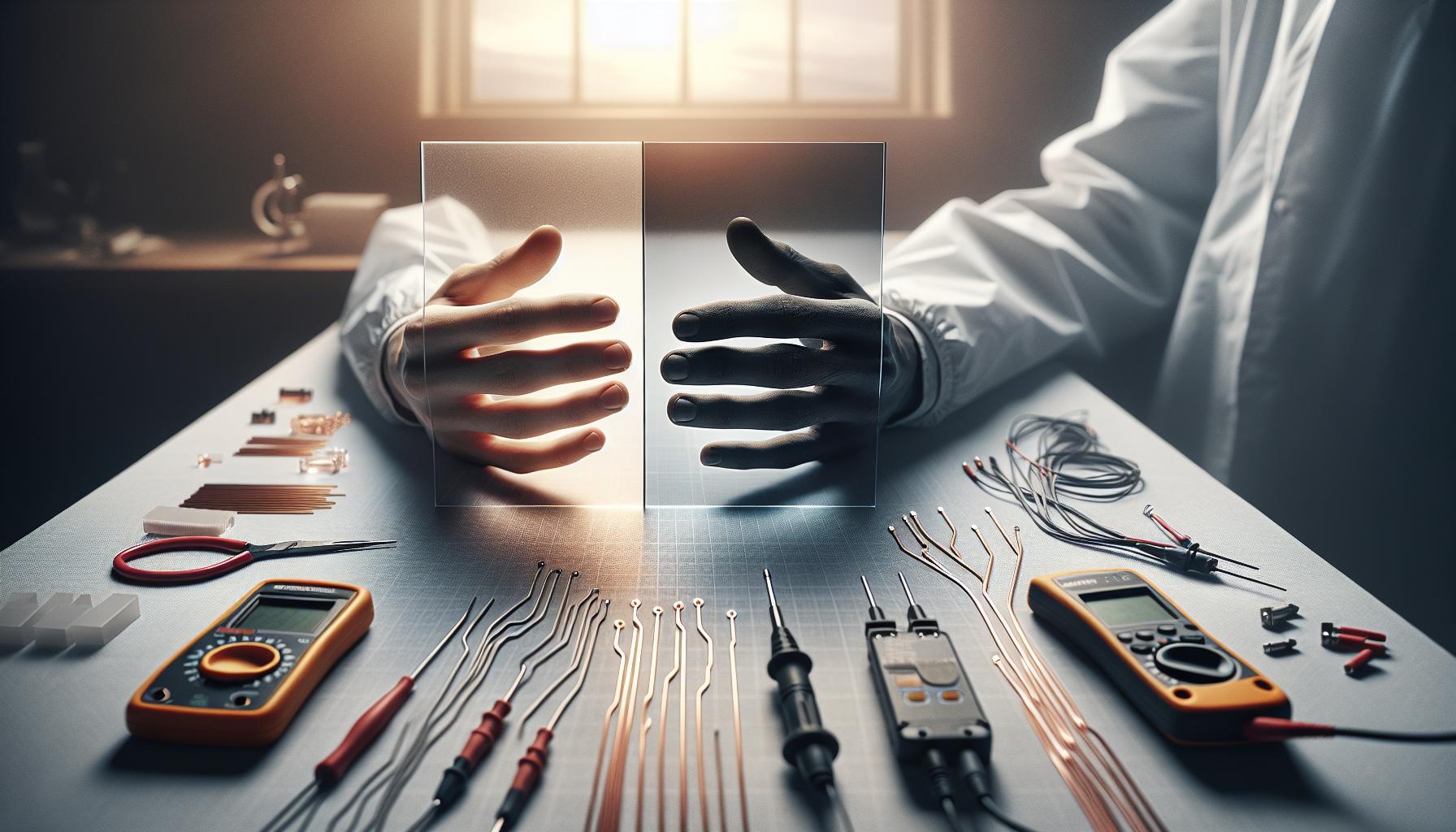 Porównanie: Szkło vs. materiały przewodzące