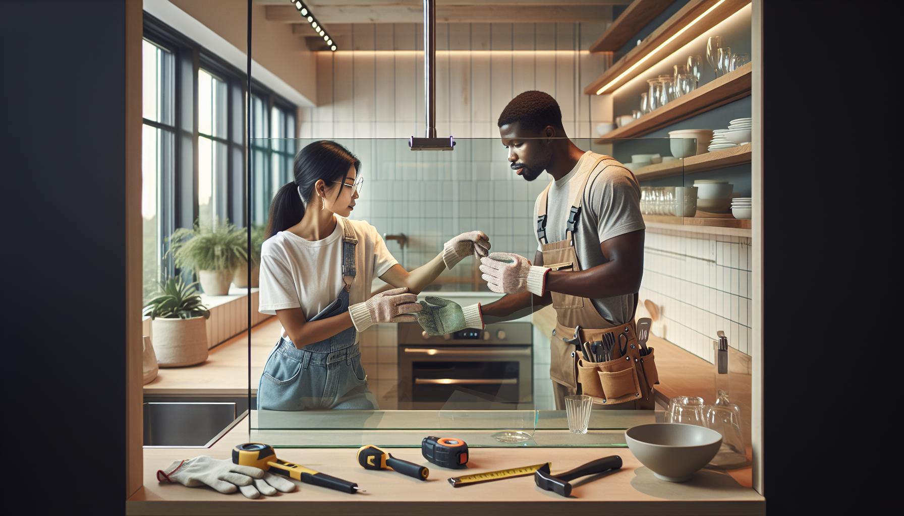 Krok po Kroku: Montaż Szkła w Kuchni