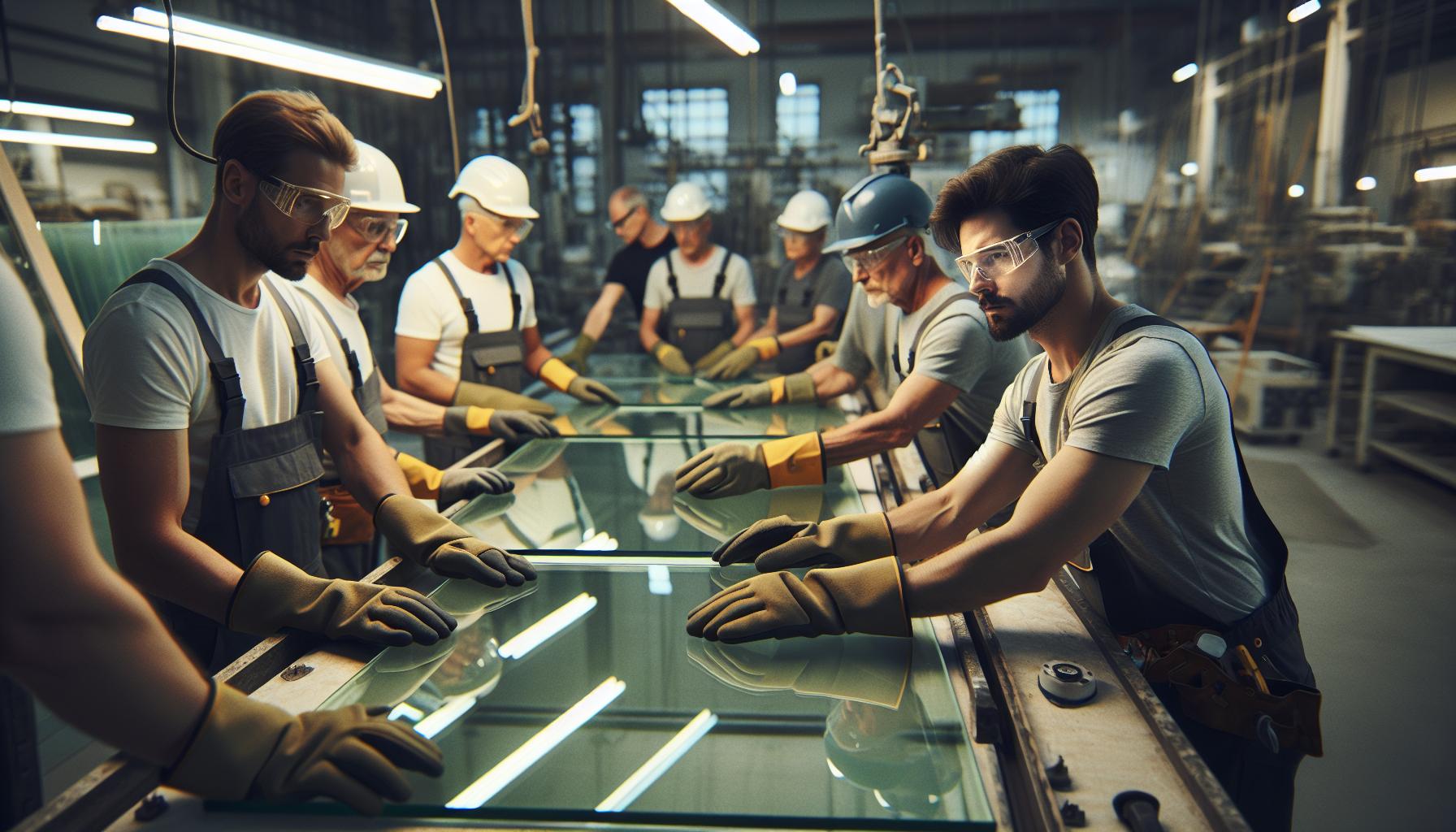 Bezpieczeństwo w pracy z materiałami szklanymi