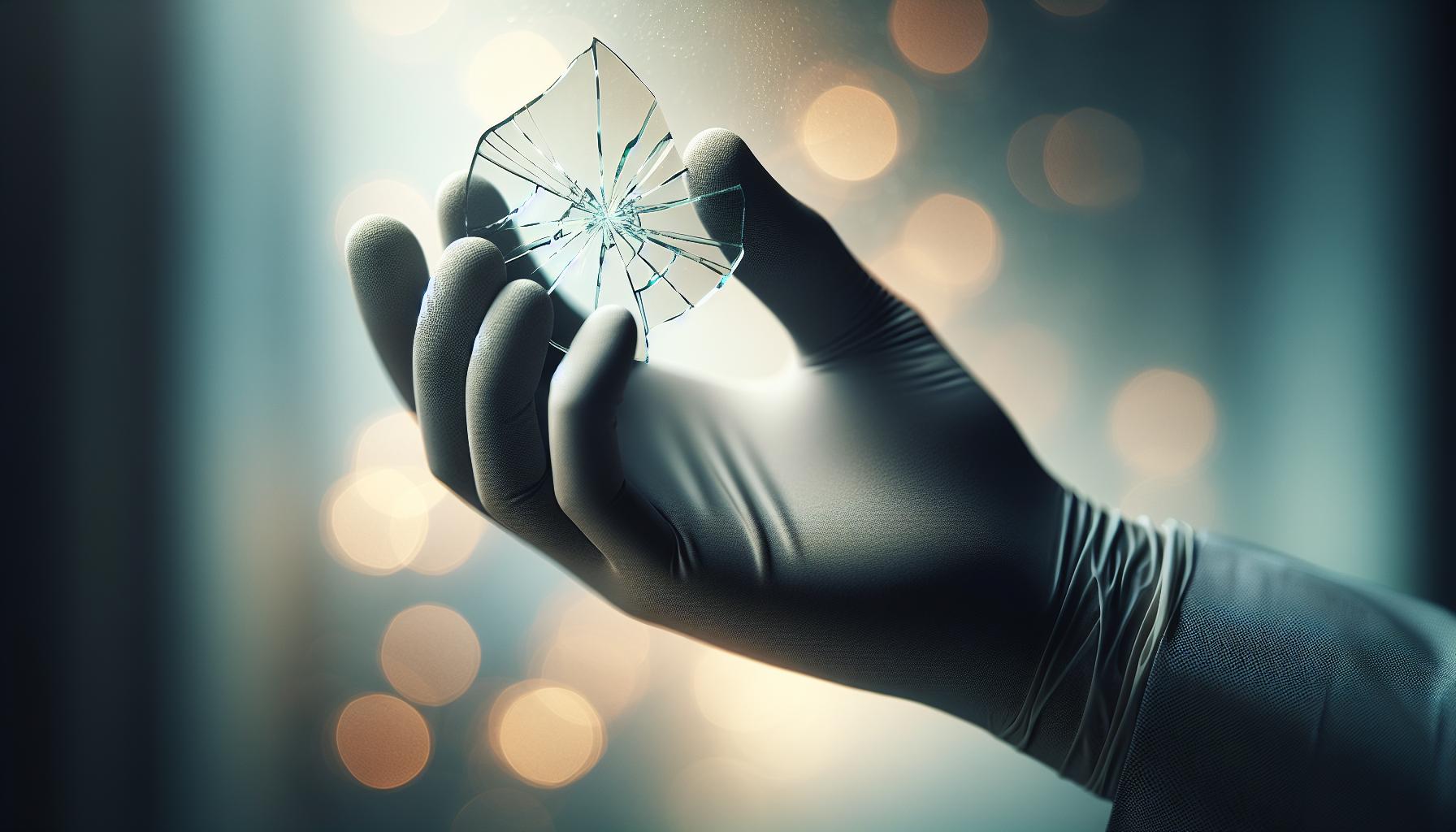 Jak rozpoznać punkt pękania szkła?