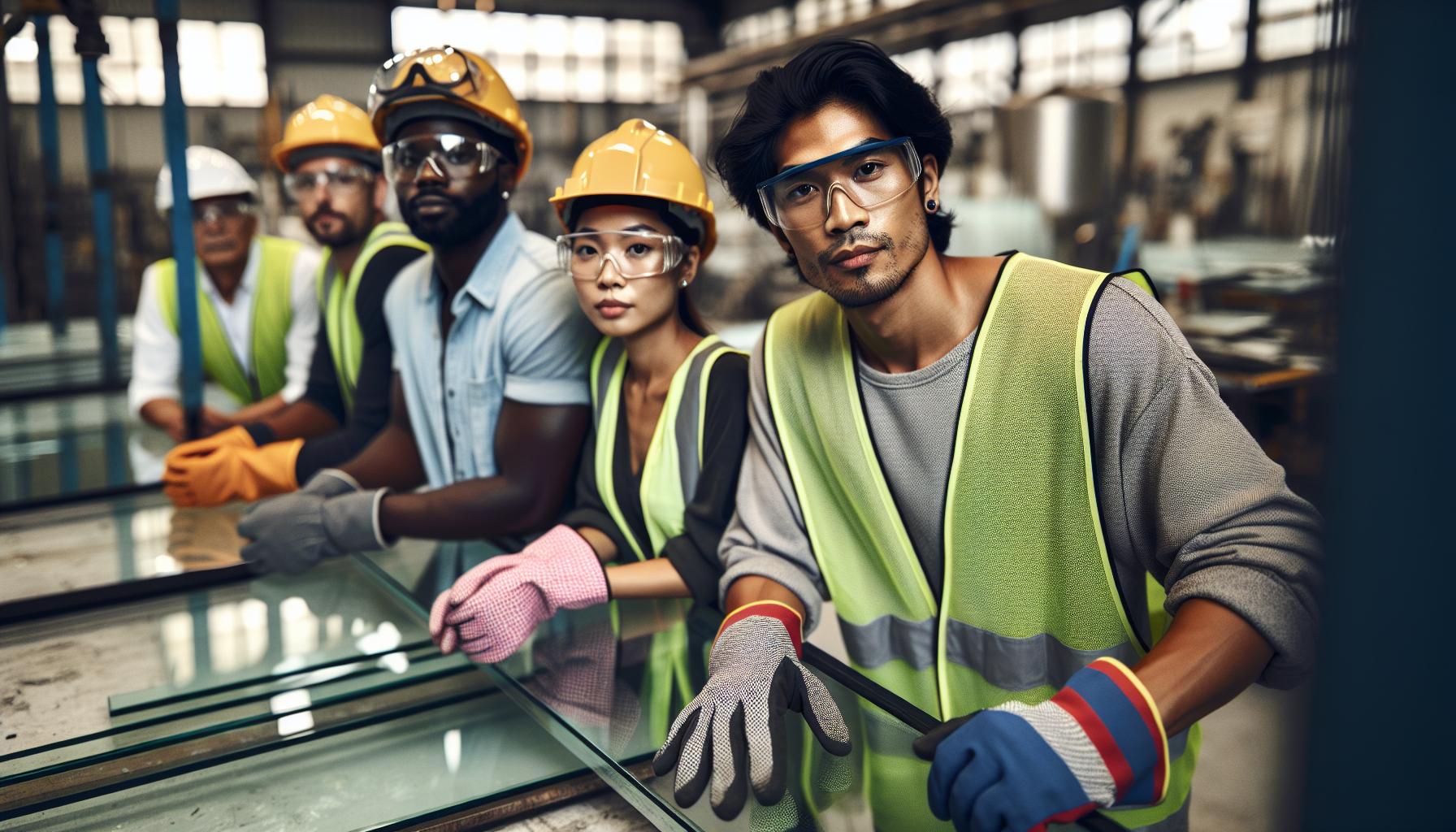 Bezpieczeństwo podczas pracy z szkłem hartowanym