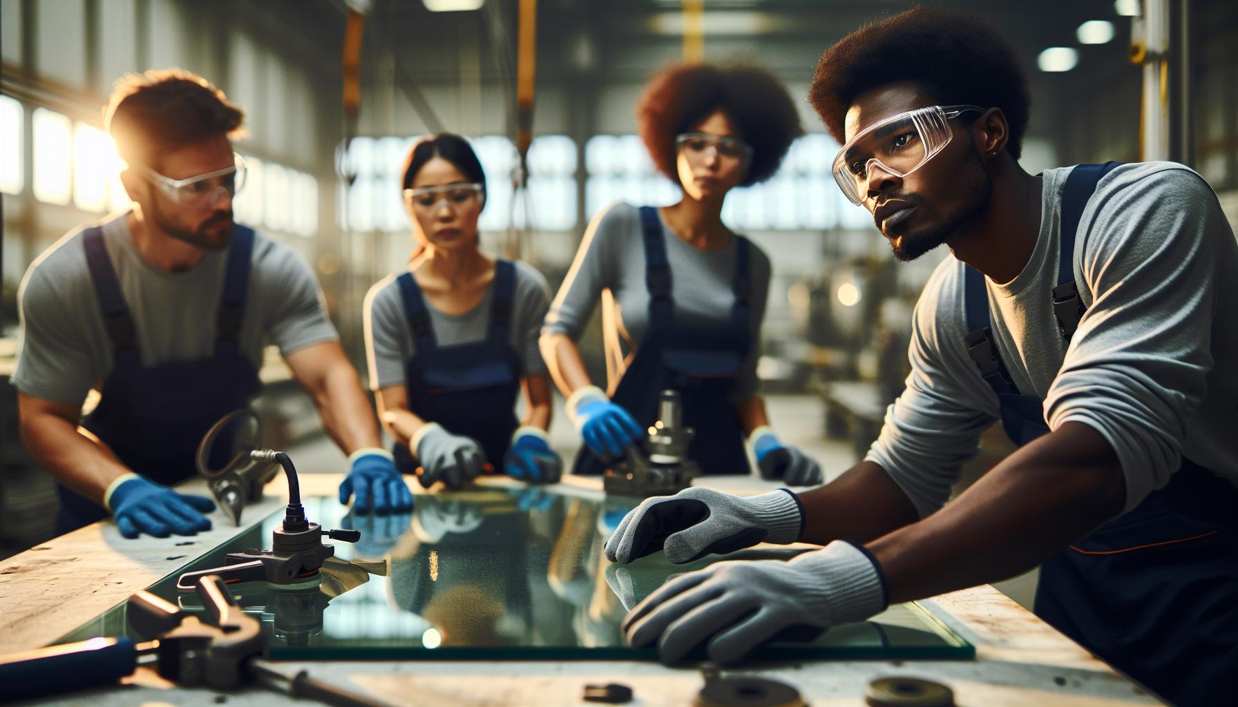 Bezpieczeństwo podczas pracy ze szkłem