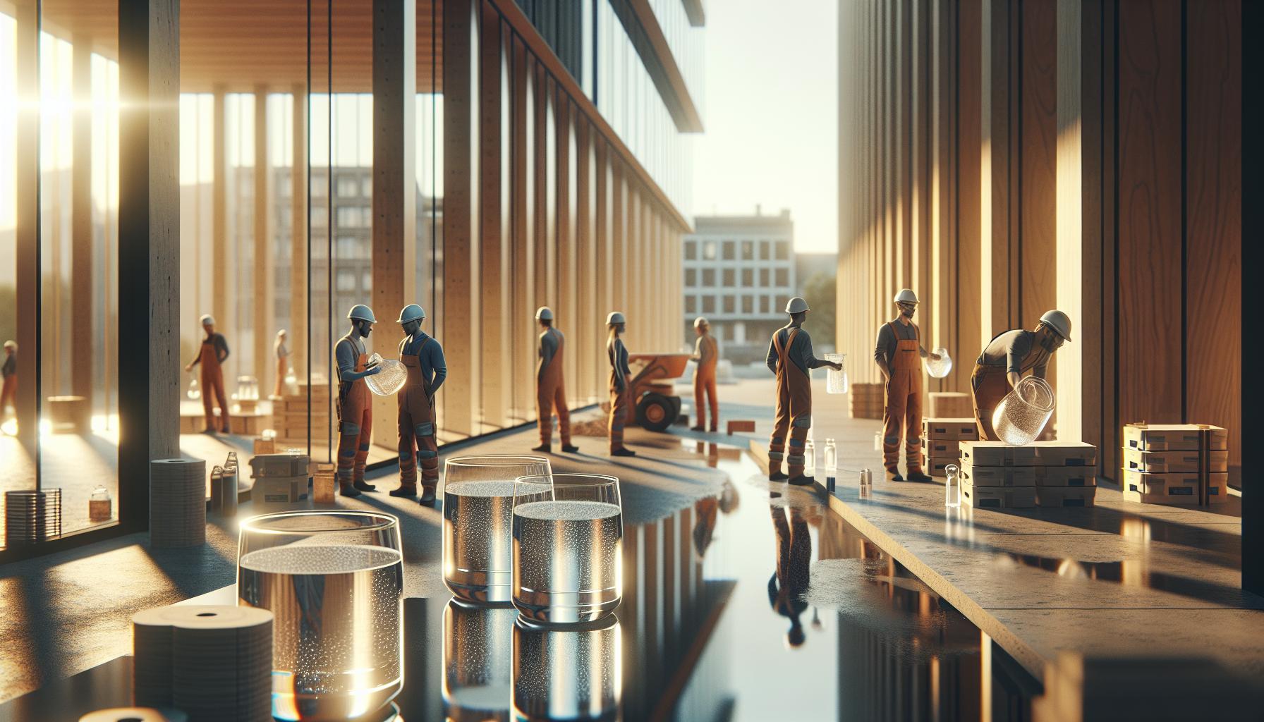 Co powoduje szkło wodne w betonie – Właściwości i Efekty 2 Korzyści ze stosowania szkła wodnego w budownictwie