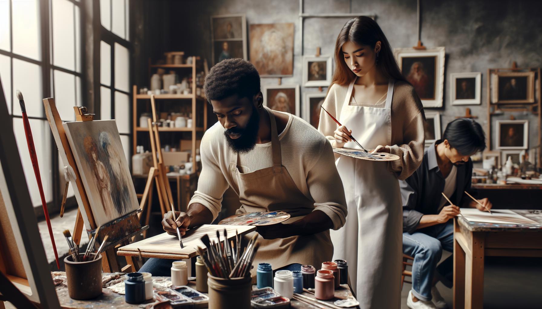 Techniki farb; według doświadczenia i efektu